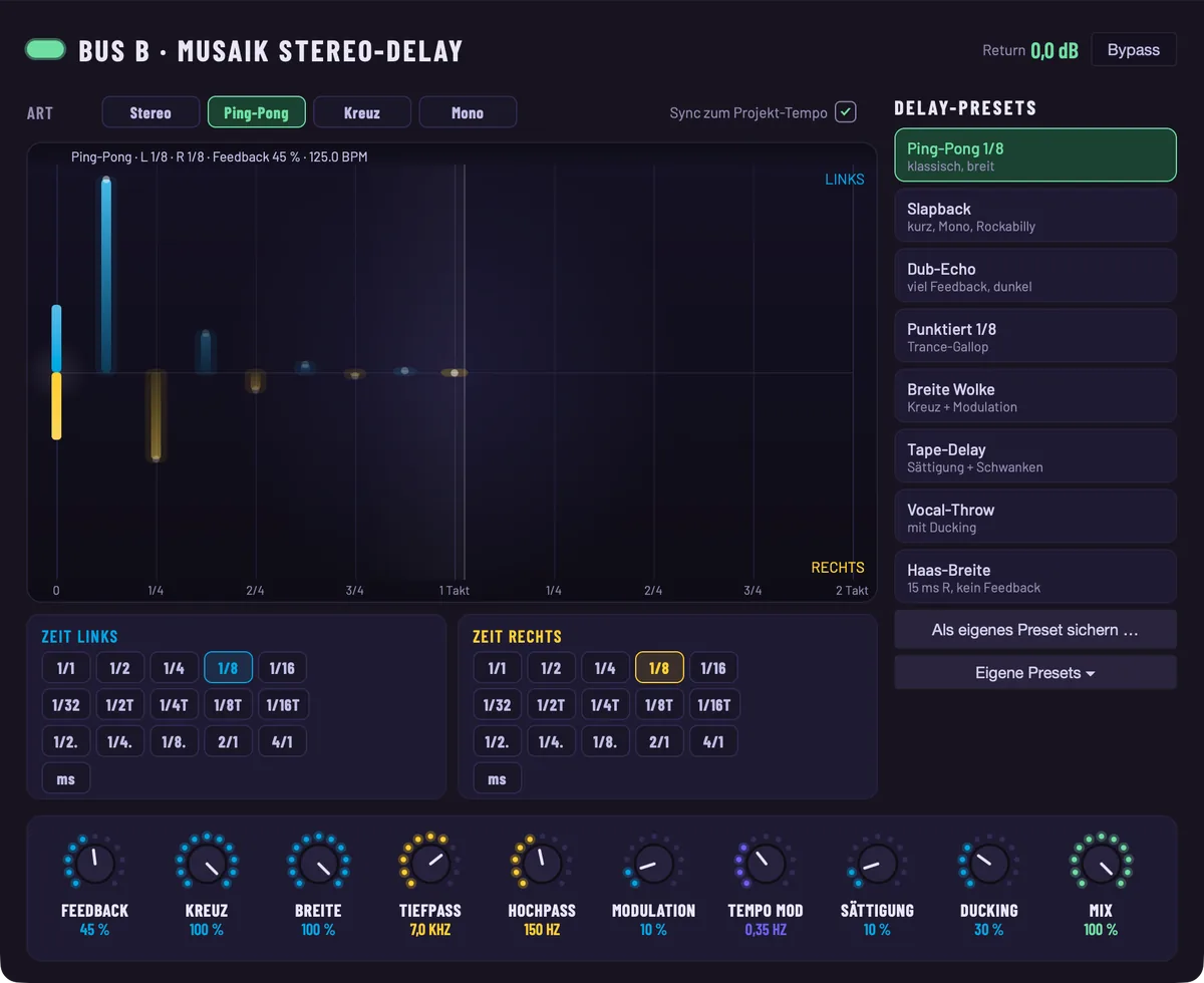 musaik Stereo-Delay